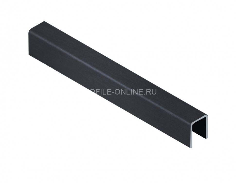 П-образный профиль из нержавеющей стали 10х8х10 мм NEEXY PVS96-11 BUM оружейный матовый 2.7 м