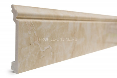 Плинтус для пола 100х16 мм Decor-Dizayn 701-10 полистирол под мрамор 2.4 м