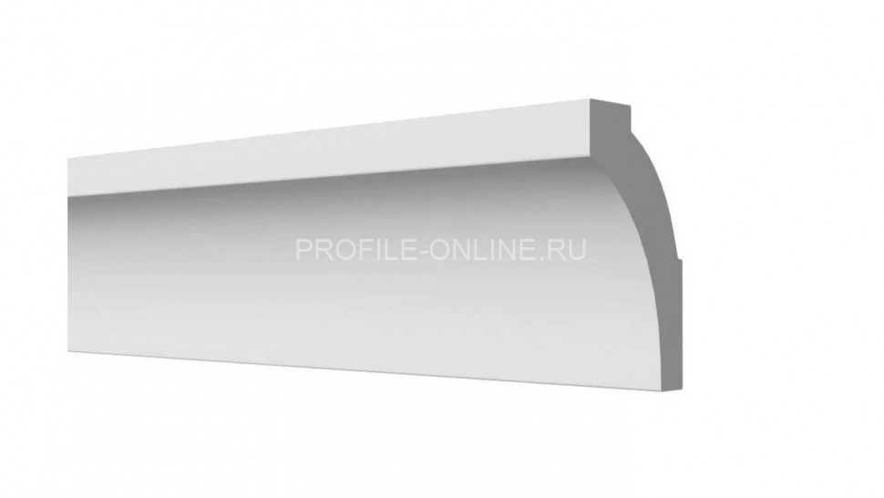 Декоративный плинтус для потолка 29х20 мм Decor-Dizayn DD36 полистирол белый, под покраску 2 м