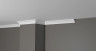 Декоративный плинтус для потолка 29х20 мм Decor-Dizayn DD36 полистирол белый, под покраску 2 м