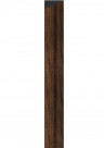 Левая планка-рейка для стеновой реечной панели VOX LINERIO L-LINE шоколад 2650х61х21 мм