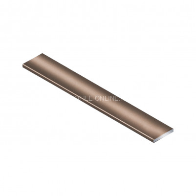 Полоса 20 мм из алюминия NEEXY PV89-11-BB коричневая блестящая 2.7м