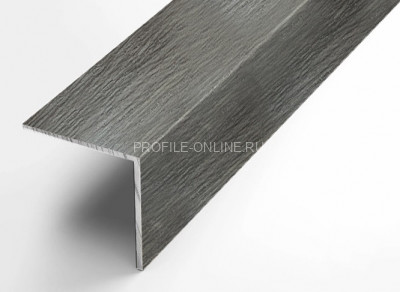 Алюминиевый уголок 40х40 равнополочный Л Дуб арктик 2,7 м (упаковка 10 штук)