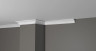 Декоративный плинтус для потолка 30х30 мм Decor-Dizayn DD37 полистирол белый, под покраску 2 м