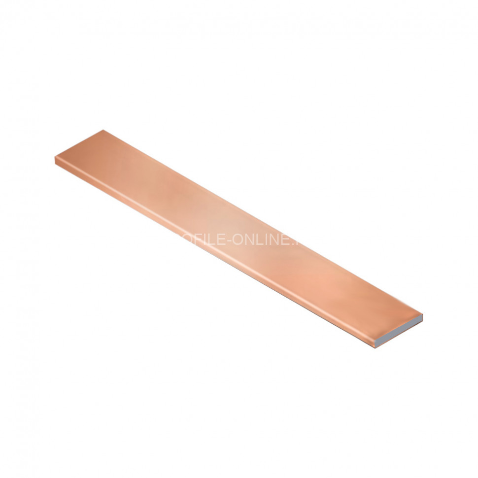 Полоса 20 мм из алюминия NEEXY PV89-49-MT медь матовая 2.7м