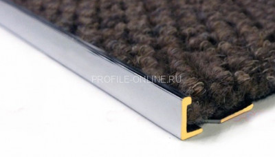 Латунный L-профиль гибкий TRD 125 OC 12,5 хром 2,7м