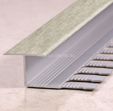 Алюминиевый Т-профиль 16 мм закладной Т-16 КД Дуб венеция 2,7 м (упаковка 10 штук)