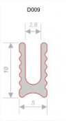 Теневая рейка алюминиевая Decaro D009A Copper медь для стен и потолка 3 м