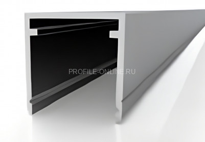 Алюминиевый установочный профиль 18.8х22.4 мм анодированный под ЛДСП панель 16 мм Диал СТП-001 серебро 3 м