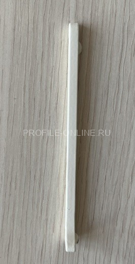 Стык для напольного плинтуса ПТ-79/15 металл белый