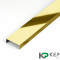 П-образный профиль 10х30 мм из нержавеющей стали SS 304 FSUP30-GP S.S.304 золото полированное 2.7 м