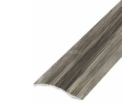 Алюминиевый порог с рифлением 39 мм С4 КД Дуб пепельный 2,7 м (упаковка 10 штук)
