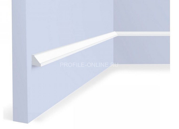 Молдинг 12х12 мм 12х12 мм HiWood D12V2 белый 270 см