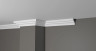 Декоративный плинтус для потолка 46х42 мм Decor-Dizayn DD39 полистирол белый, под покраску 2 м