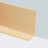 Гибкий плинтус для пола 50 мм ПГ65 бежевый без клея 6м