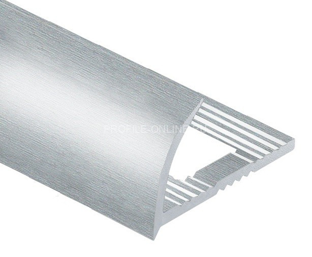 Алюминиевый С-образный профиль 12 мм PV09-03 eco серебро блестящее 2,7 м