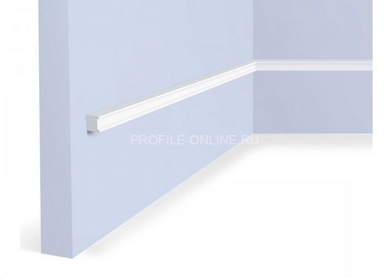 Молдинг 12х12 мм 12х12 мм HiWood MD12V1 белый 270 см