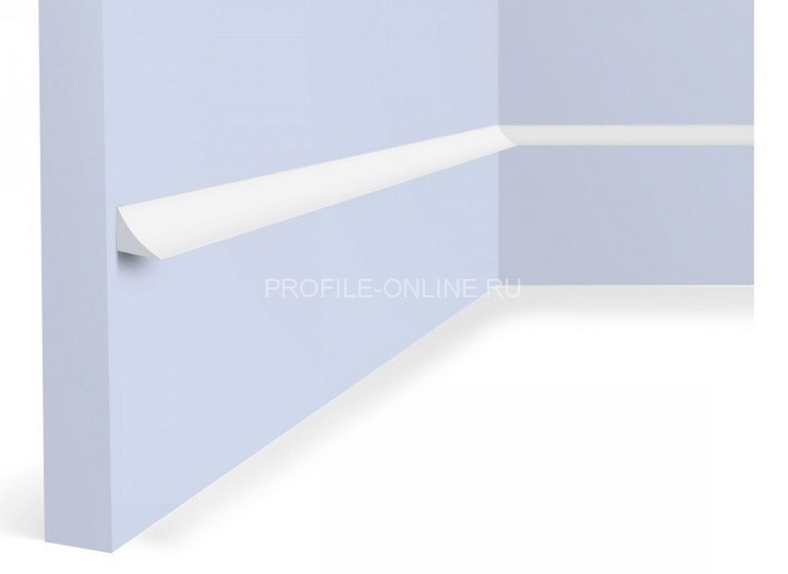 Молдинг 12х12 мм 12х12 мм HiWood TR12 белый 270 см