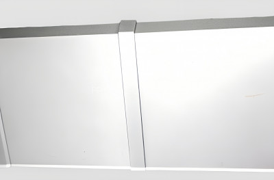 Соединитель для плинтуса Евротрим F-100 алюминий серебро