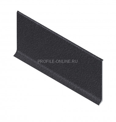 Алюминиевый плинтус 100 мм для пола NEEXY AKBD100-SBL муар черный 2.5 м