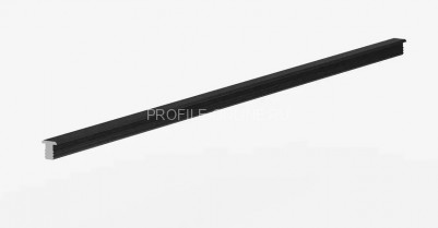 Алюминиевая защелка для теневой рейки 7 мм Laconistiq Dual mini черная 300 см