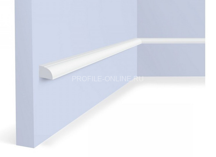 Молдинг 12х16 мм 16х12 мм HiWood D16V1 белый 270 см