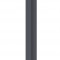 Левая планка-рейка для стеновой реечной панели VOX LINERIO L-LINE антрацит 2650х61х21 мм