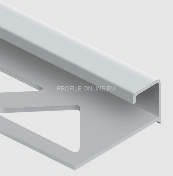 Алюминиевый С-образный профиль угловой 10 мм PV54-00 натуральный 2,7 м