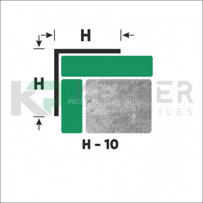 Равнополочный уголок 10х10 мм из нержавеющей стали SS 304 FSAP002-10-P S.S.304 полированный 2.7 м