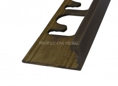 Латунный L-профиль 10 мм Progress Profiles PTOB 10 бронза 2,7 м