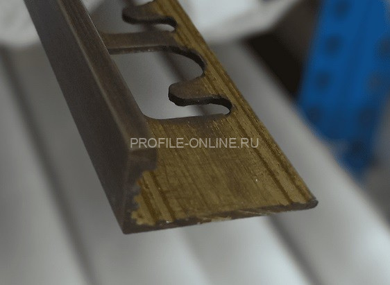 Латунный L-профиль 10 мм Progress Profiles PTOB 10 бронза 2,7 м