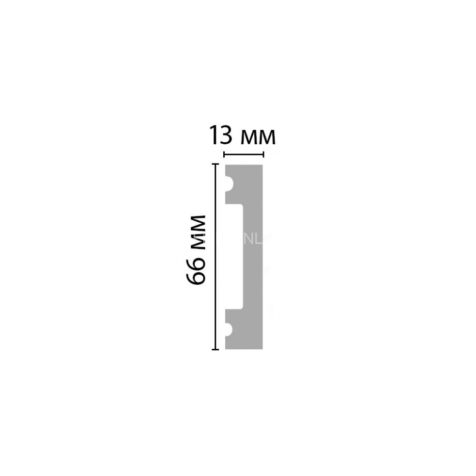 Напольный плинтус DECOMASTER D157-1634 ДМ (66x13x2900) Кварц белый, ударопрочный полимер