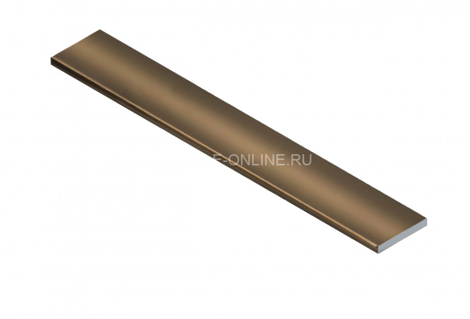 Полоса из алюминия 20 мм NEEXY PV89-48 BBR-D темная бронза блестящая 2.7 м