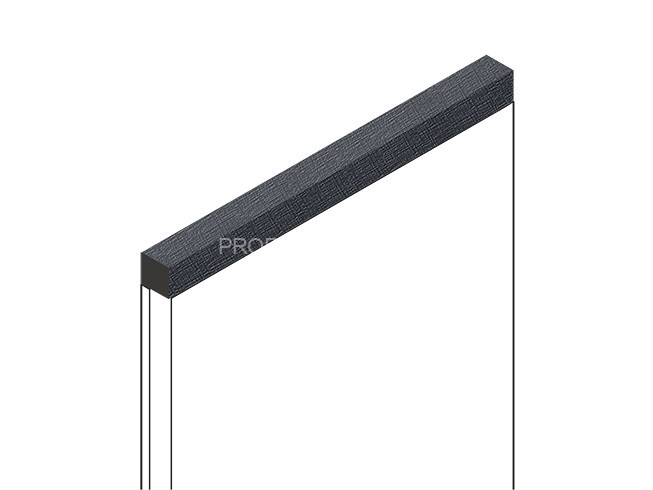 Декоративный молдинг HiWood D12V1 BK114 из фитополимера под дерево 12х12 мм 2.7 м