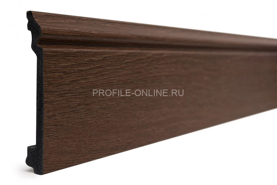 Плинтус для пола 100х16 мм Decor-Dizayn 701-82SH полистирол под дерево 2.4 м