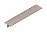 Алюминиевый Т-образный профиль 13 мм ПТ-13 светло-серый муар 2.7 м