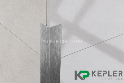 Равнополочный уголок 10х10 мм из нержавеющей стали SS 304 FSAP002-10-S S.S.304 сатинированный 2.7 м