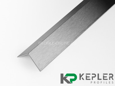 Равнополочный уголок 10х10 мм из нержавеющей стали SS 304 FSAP002-10-S S.S.304 сатинированный 2.7 м