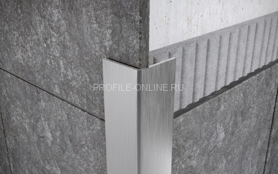 Нержавеющий уголок стальной 10х10 мм FL 10 S сатинированная сталь 270 см