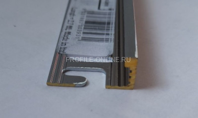 Латунный L-профиль 10 мм Progress Profiles PTOC 10 хром 2,7 м