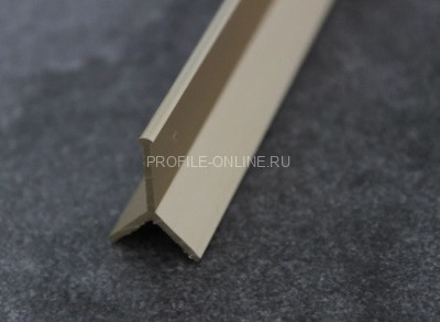 Алюминиевый Y-образный профиль мерседес ПО-97 золото глянец 2,7 м