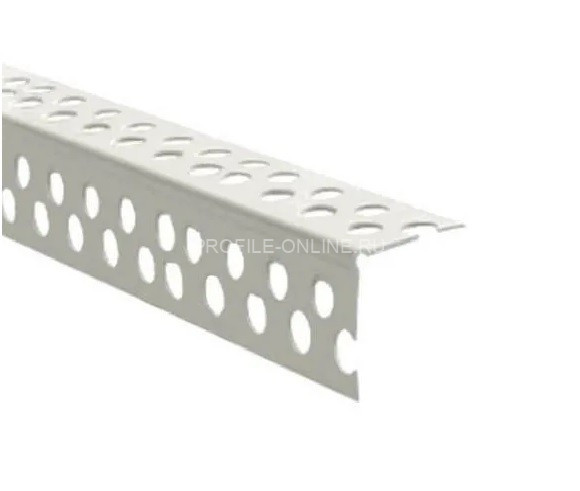 Уголок штукатурный ПВХ CEZAR Эко 25х25 мм белый 3 м