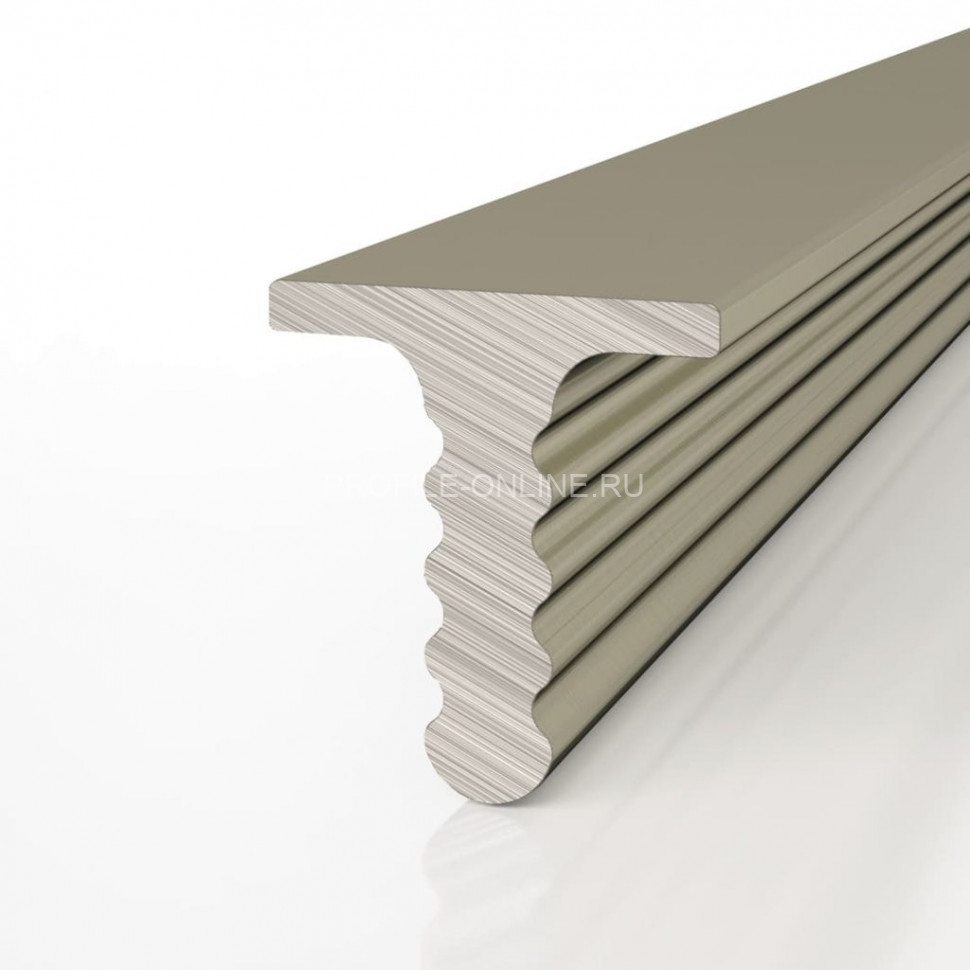 Алюминиевый Т-профиль вставка разделительный Decaro D009.3A Bronze бронза для стен и потолка 3 м