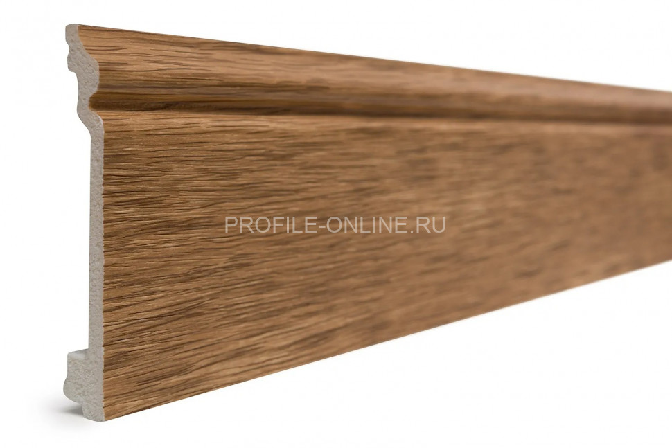 Плинтус для пола 100х16 мм Decor-Dizayn 701-83SH полистирол под дерево 2.4 м