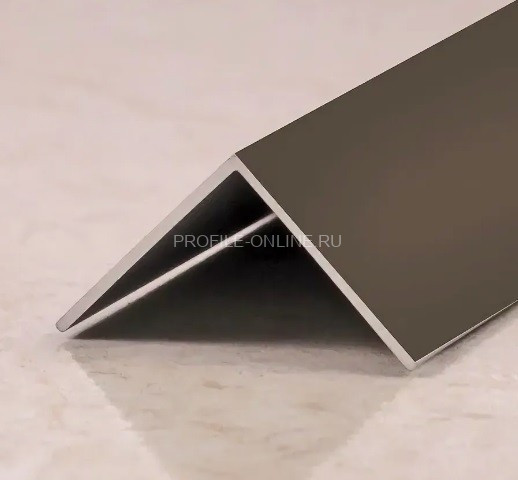 Алюминиевый уголок 40х40 мм ПБ40х40 бронза матовая 2,7 м