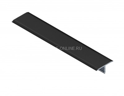 Алюминиевый Т-профиль 10 мм NEEXY PV101-18-MBL черный матовый 2.7м