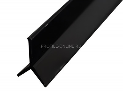 Алюминиевый Y-образный профиль мерседес ПО-97 черный матовый 2,7 м