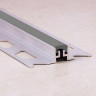 Компенсационный профиль из алюминия ПО-116 серый 2,7 м