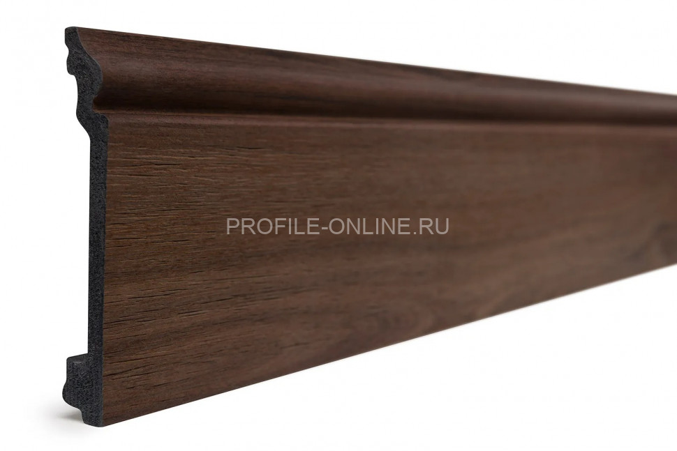 Плинтус для пола 100х16 мм Decor-Dizayn 701-88SH полистирол под дерево 2.4 м