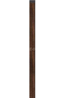 Универсальная планка-рейка для стеновой реечной панели VOX LINERIO U-S/M LINE (для S/M-line) шоколад 2650х25х12 мм